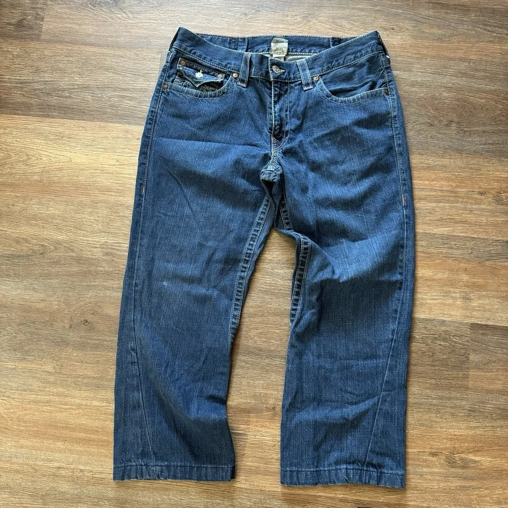 True Religion Joey Jeans Flap Pocket‎ Blue Men's Sz *38x26 READ